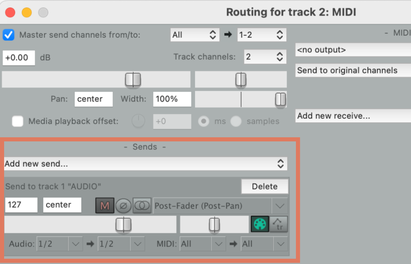 MIDI/OSC Setup – APFX
